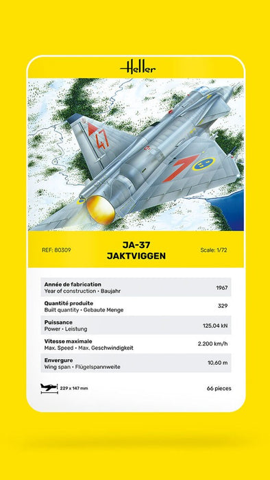 Heller 80309 1:72 JA-37 Jaktviggen