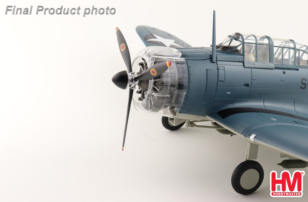 Hobby Master HA0216 1:32 Douglas SBD-2 Dauntless US Navy "Dusty Kleiss" BuNo. 3232, S-7, Scouting Six, USS Enterprise, 4th June, 1942