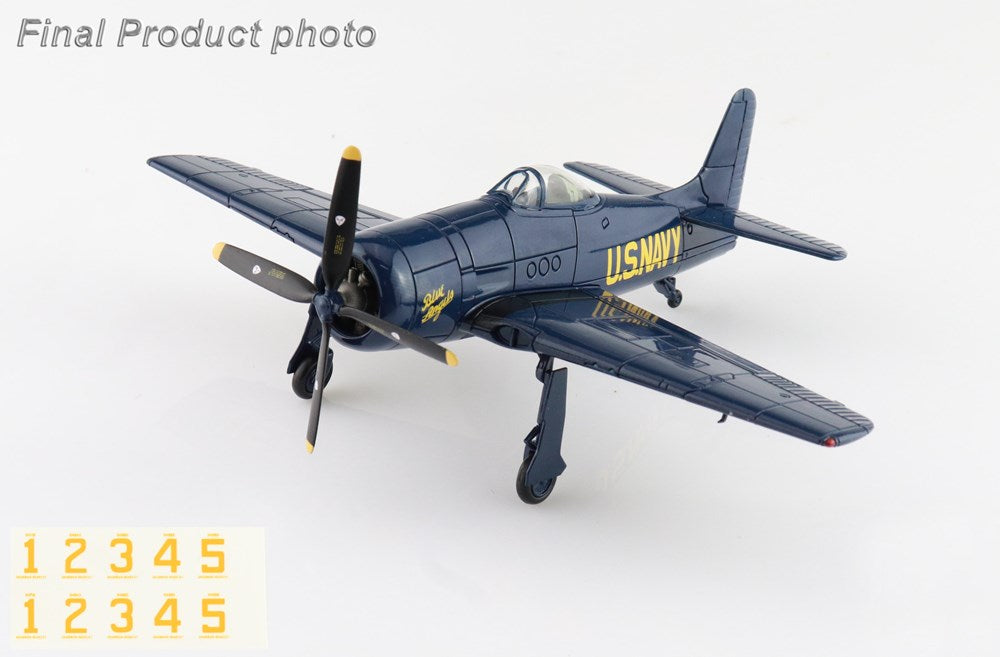 Hobby Master SM1012 1:72 F8F-1B Blue Angels US Navy, 1946 season (decals for 1 - 5)