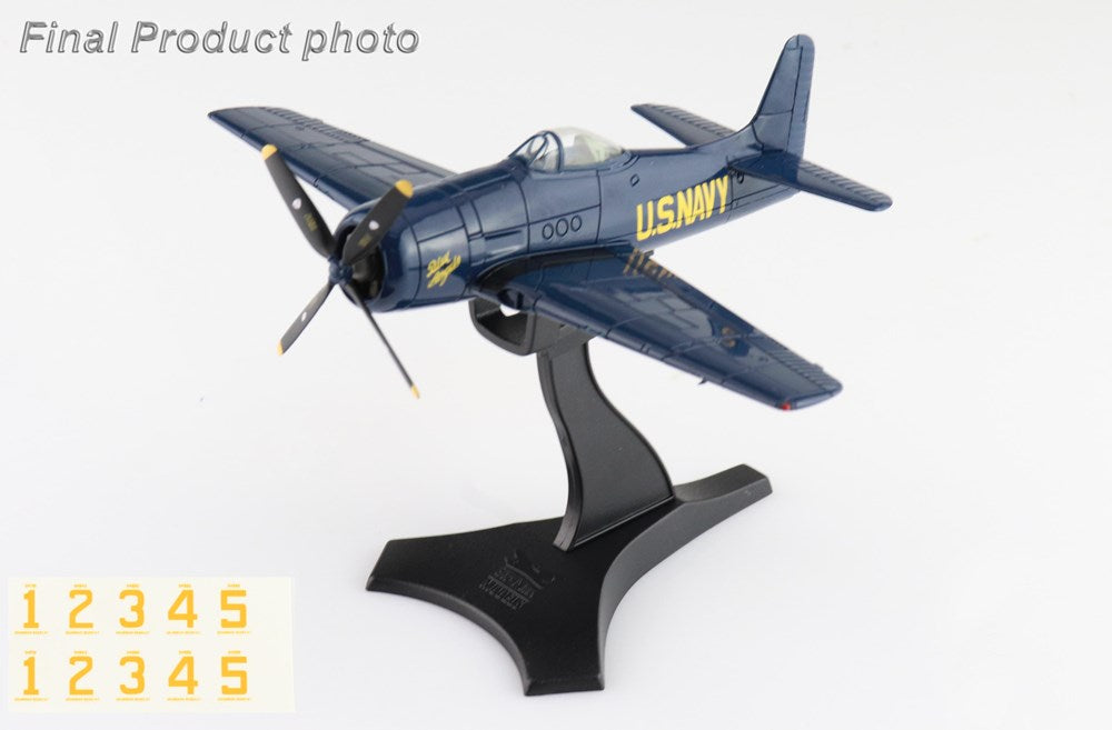 Hobby Master SM1012 1:72 F8F-1B Blue Angels US Navy, 1946 season (decals for 1 - 5)