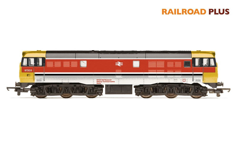 Hornby R30197 OO RailRoad Plus BR Departmental RTC Train Testing, Class 31, A1A-A1A, 97203 - Era 8