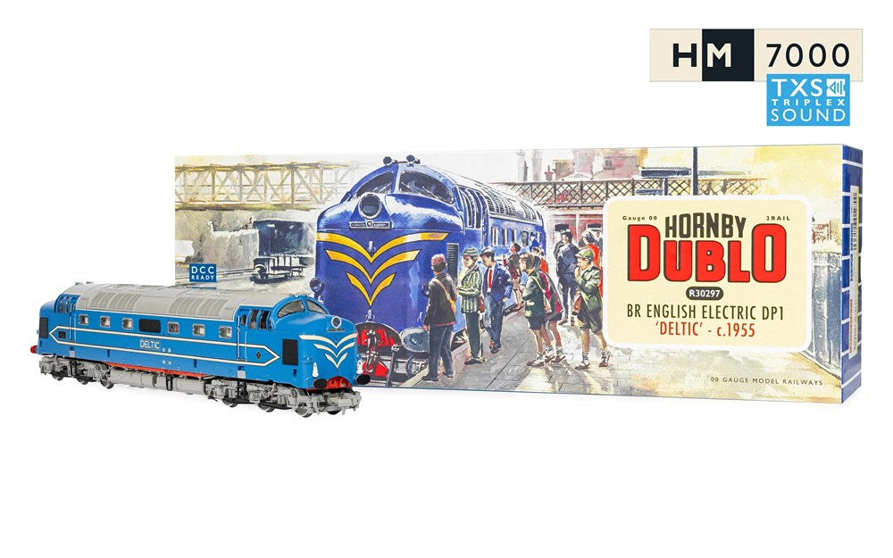 Hornby Dublo R30297TXS OO BR, English Electric DP1, Co-Co, DP1 'Deltic' - Era 4 - TXS Sound Fitted