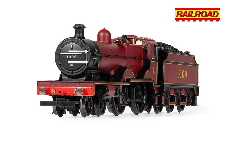 Hornby R30377 OO RailRoad: Midland Railway - Class 4P Compound - 1009 - Train Pack