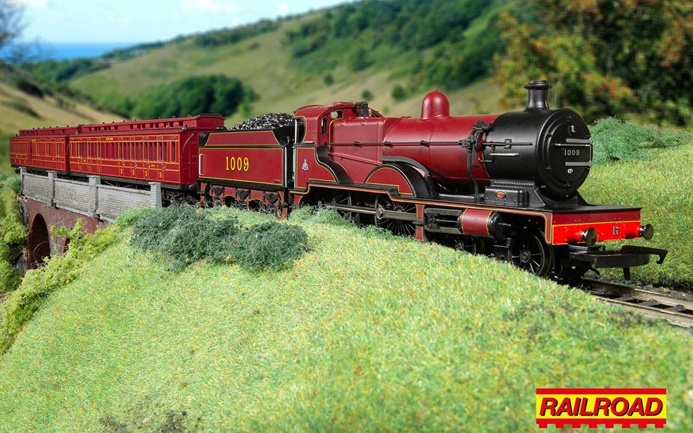 Hornby R30377 OO RailRoad: Midland Railway - Class 4P Compound - 1009 - Train Pack