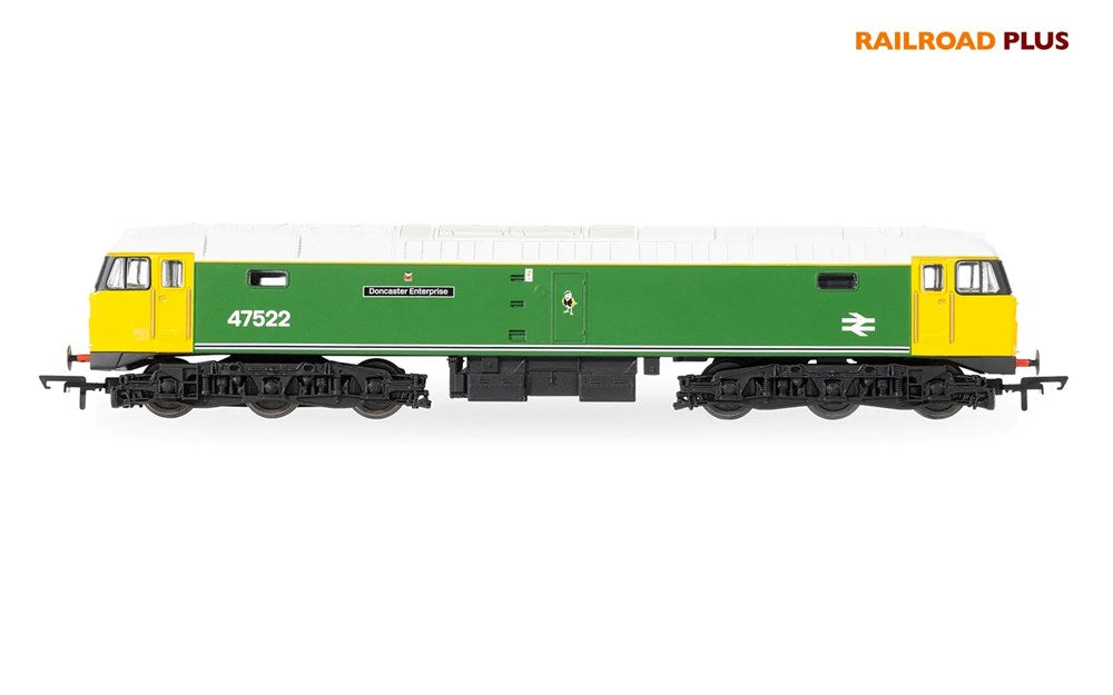 Hornby R30382 OO RailRoad Plus BR, Class 47, Co-Co, 47522 'Doncaster Enterprise' - Era 8 - Discontinued