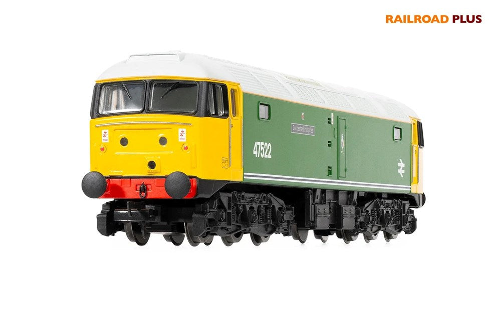 Hornby R30382 OO RailRoad Plus BR, Class 47, Co-Co, 47522 'Doncaster Enterprise' - Era 8 - Discontinued