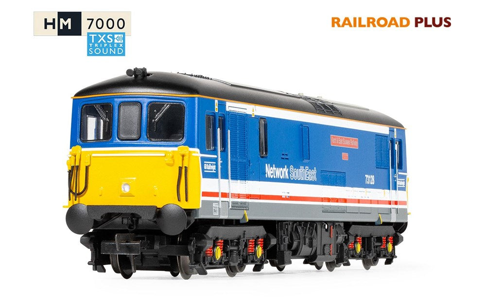 Hornby R30432TXS OO RailRoad Plus: GBRf Network South East - Class 73 - 73128 'Kent & East Sussex Railway' (TXS Sound Fitted)