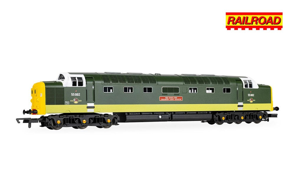 Hornby R30438 OO RailRoad: Class 55 (Deltic) - BR - 55002 'The Kings own Yorkshire Light Infantry'