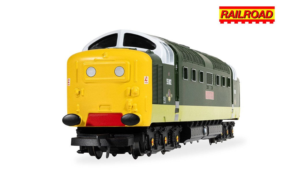 Hornby R30438 OO RailRoad: Class 55 (Deltic) - BR - 55002 'The Kings own Yorkshire Light Infantry'