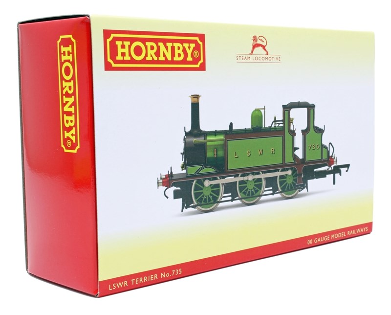 Hornby R3846X OO Class A1 Terrier 0-6-0T 735 in LSWR green - DCC fitted