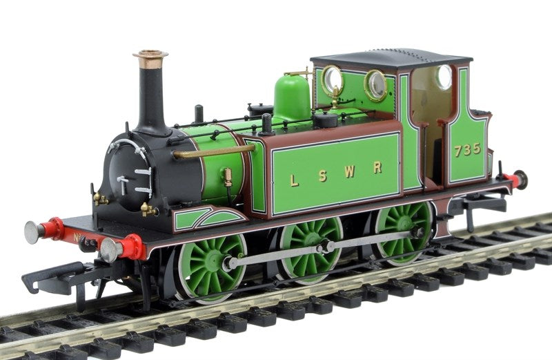 Hornby R3846X OO Class A1 Terrier 0-6-0T 735 in LSWR green - DCC fitted