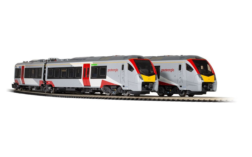 Hornby R3964A OO Greater Anglia - Class 755/4 'FLIRT' - 4 Car Train Pack