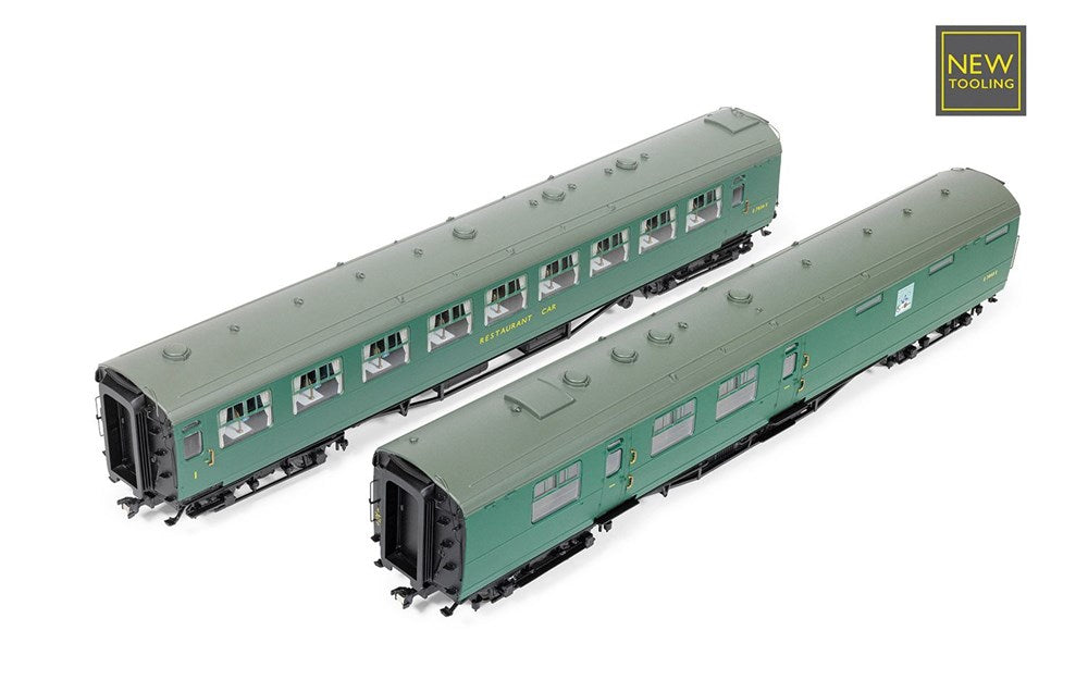 Hornby R40471 OO BR - Kitchen and Buttery Car & Composite Restaurant - 7834 'Jolly Tar' - Coach Twin Pack
