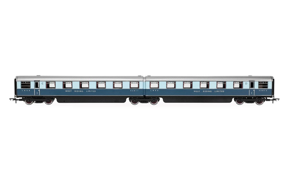 Hornby R40478 OO LNER - 'West Riding Limited' - Double Open First - Coach pack