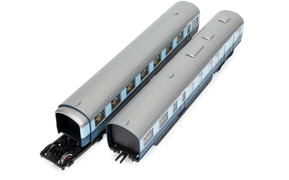 Hornby R40479 OO LNER - 'West Riding Limited' - Open Third & Kitchen Third - Coach pack