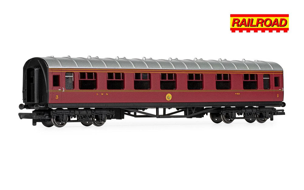 Hornby R4388 OO RailRoad: LMS - 4183 Composite Coach