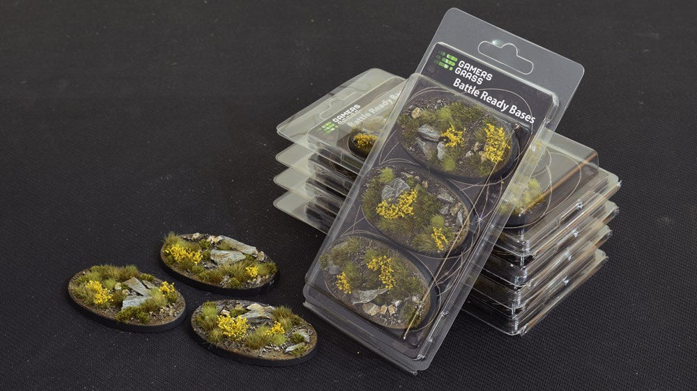 Gamers Grass Highland Bases - Oval 75mm (x3)
