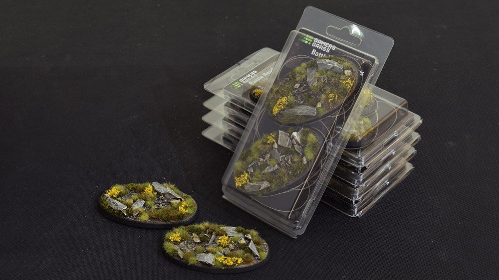 Gamers Grass Highland Bases - Oval 90mm (x2)