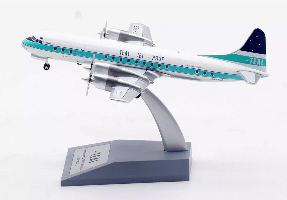 Inflight200 IF188TE0824 1:200 Tasman Empire Airways Limited (TEAL) Lockheed L-188C Electra “Atarau” ZK-TEB