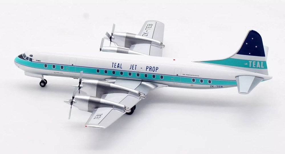 Inflight200 IF188TE0824 1:200 Tasman Empire Airways Limited (TEAL) Lockheed L-188C Electra “Atarau” ZK-TEB