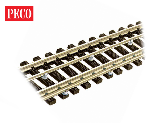 Peco IL-1 Individulay Code60 Flat Bottom Nickel Silver Rail (Z Gauge) Pack of 6