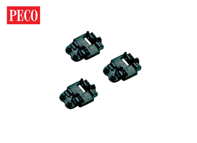 Peco IL-712 Individulay Code143 Pandrol Type Rail Fastenings (O Gauge) for Flat Bottom Rail