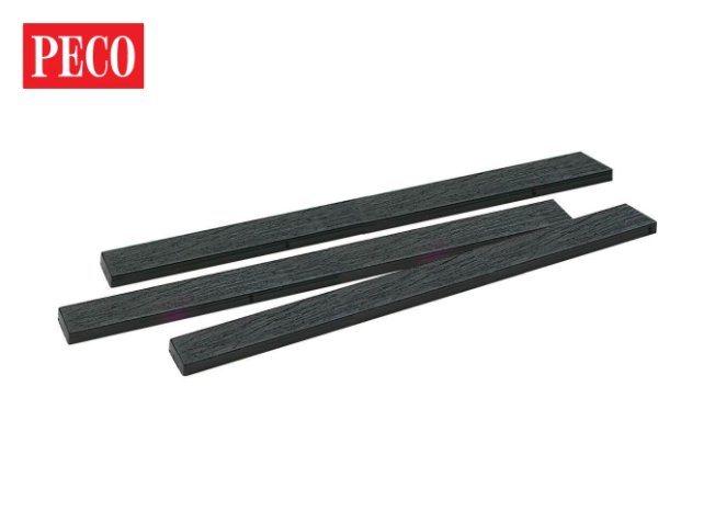 Peco IL-714 Individulay Code143 Moulded Wood Grain Sleepering (O Gauge)