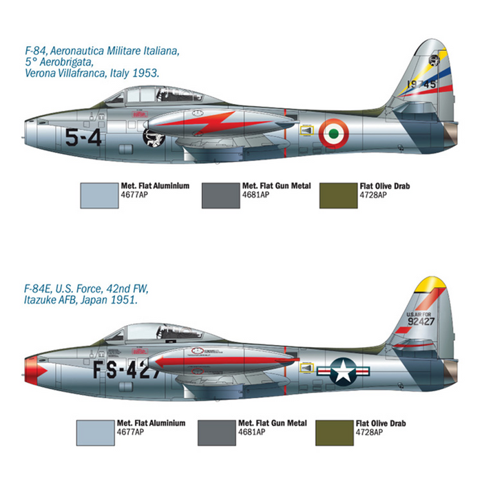 Italeri 1321 1:72 F-84G Thunderjet