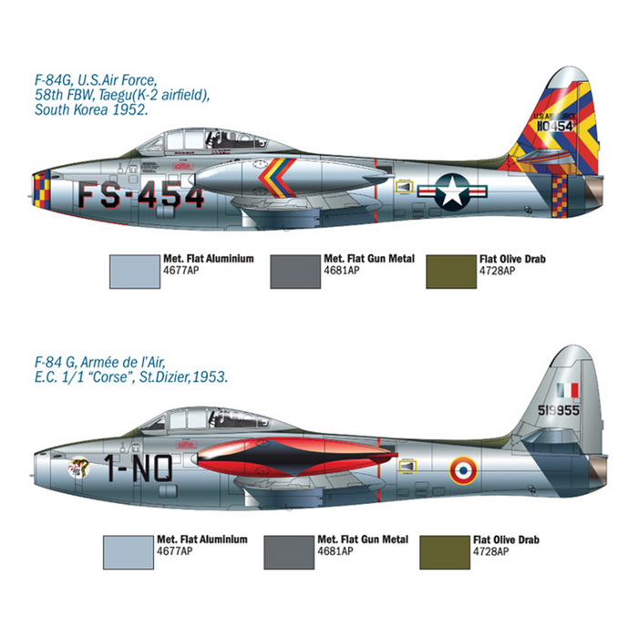 Italeri 1321 1:72 F-84G Thunderjet