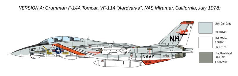 Italeri 1414 1:72 F-14A Tomcat - 50th First Flight Anniversary
