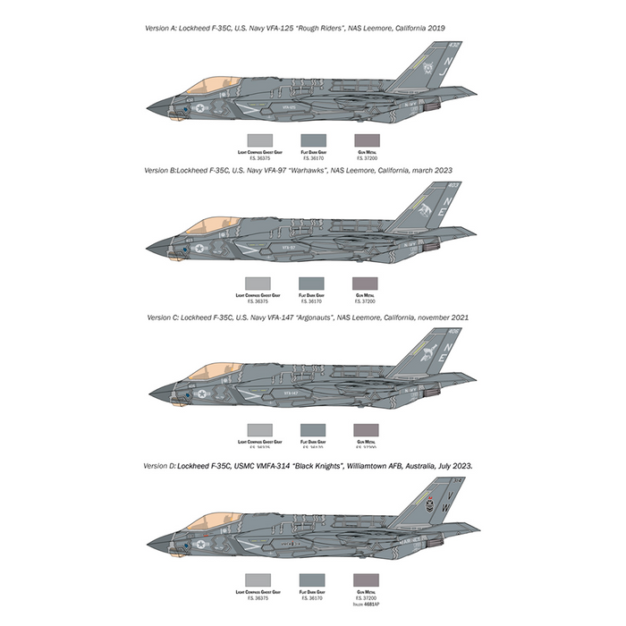 Italeri 1469 1:72 F-35C LIGHTNING II