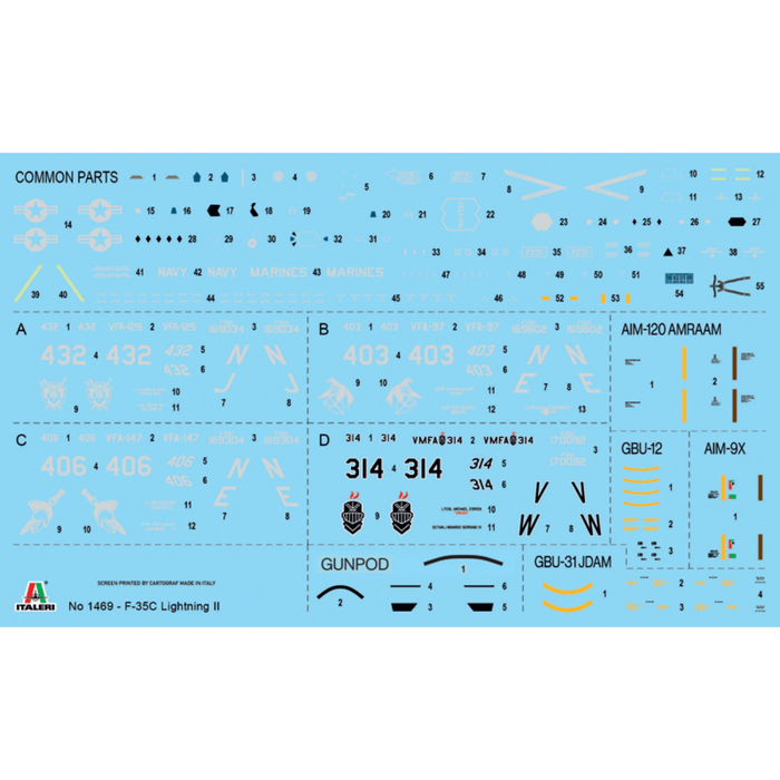 Italeri 1469 1:72 F-35C LIGHTNING II