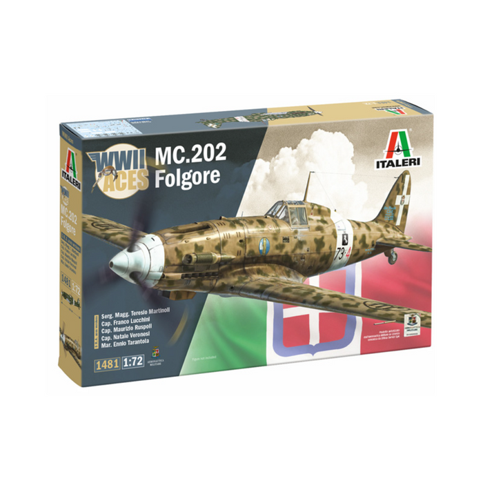 Italeri 1481 1:72 MC.202 Folgore Aces