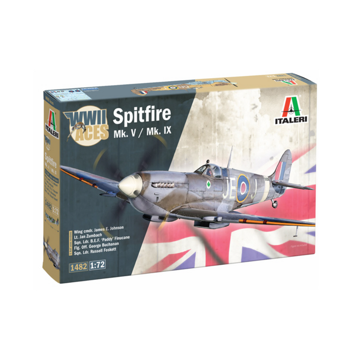 Italeri 1482 1:72 Spitfire Mk.V / Mk.IX Aces