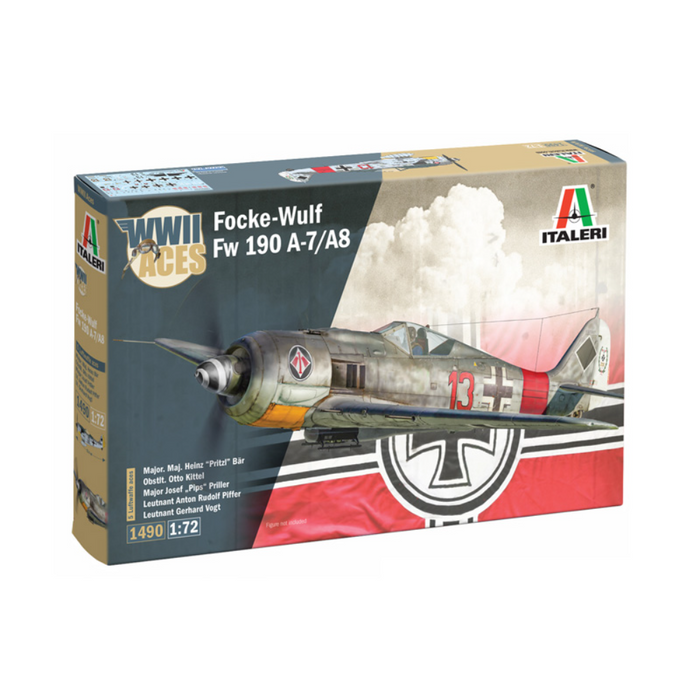 Italeri 1490 1:72 Focke-Wulf FW 190 A-7/A8 ACES