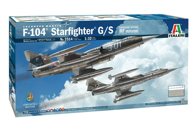 Italeri 2514 1:32 F-104 STARFIGHTER G/S - Upgraded Edition RF version