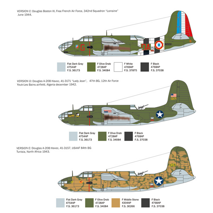 Italeri 2656 1:48 Boston III A-20 B/C Havoc