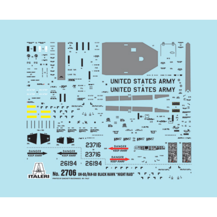 Italeri 2706 1:48 UH - 60 / MH - 60 Black Hawk
