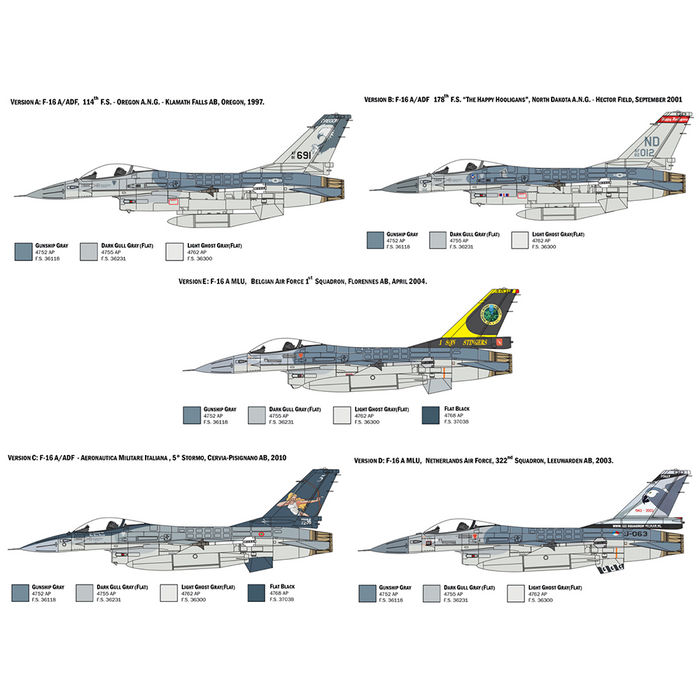 Italeri 2786 1:48 F-16 A Fighting Falcon