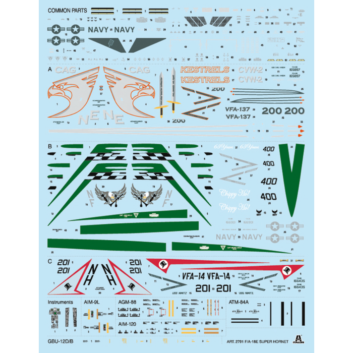Italeri 2791 1:48 F/A-18E Super Hornet