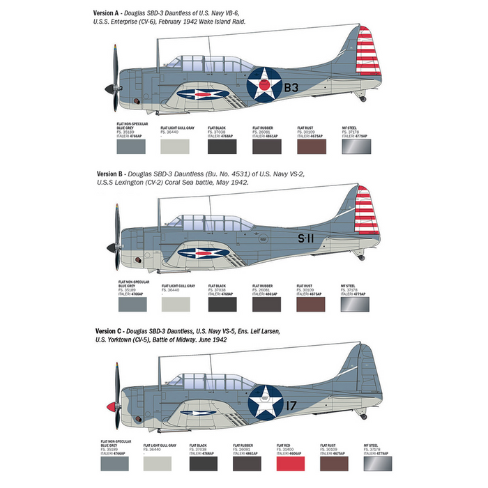 Italeri 2841 1:48 USN SBD-3 Dauntless