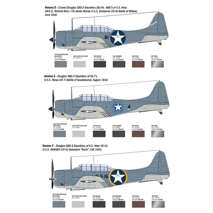 Italeri 2841 1:48 USN SBD-3 Dauntless