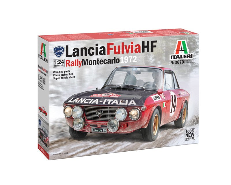 Italeri 3670 1:24 Lancia Fulvia HF Rally Monte Carlo 1972
