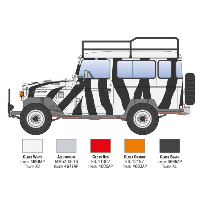 Italeri 3681 1:24 Toyota Land Cruiser SAFARI