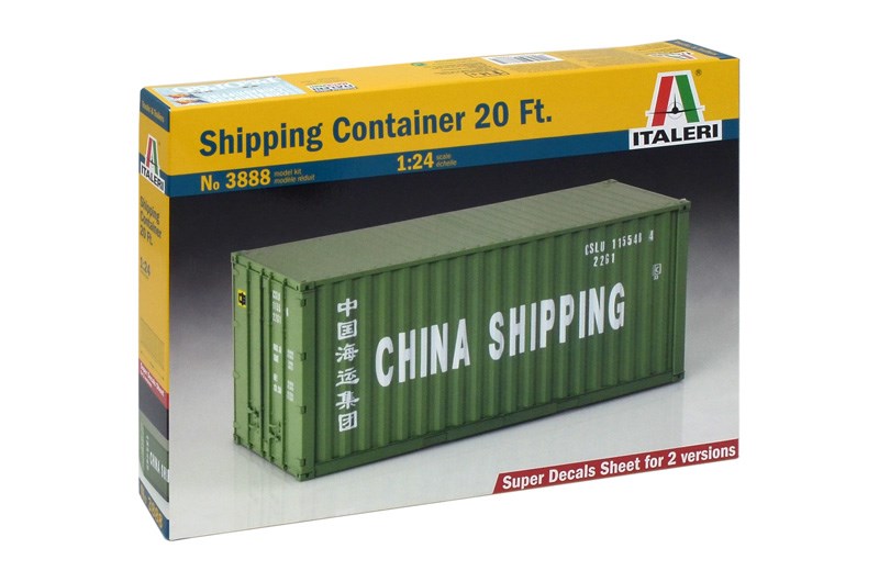 Italeri 3888 1:24 20 Foot Container
