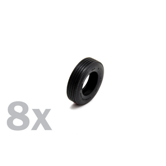 Italeri 3889 1:24 Truck Rubber Tyres (8 Pieces)