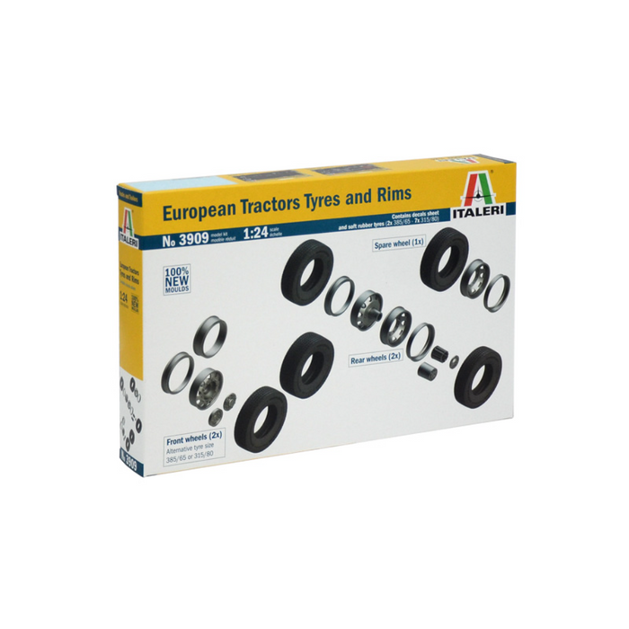 Italeri 3909 1:24 European Truck Tires & Rims
