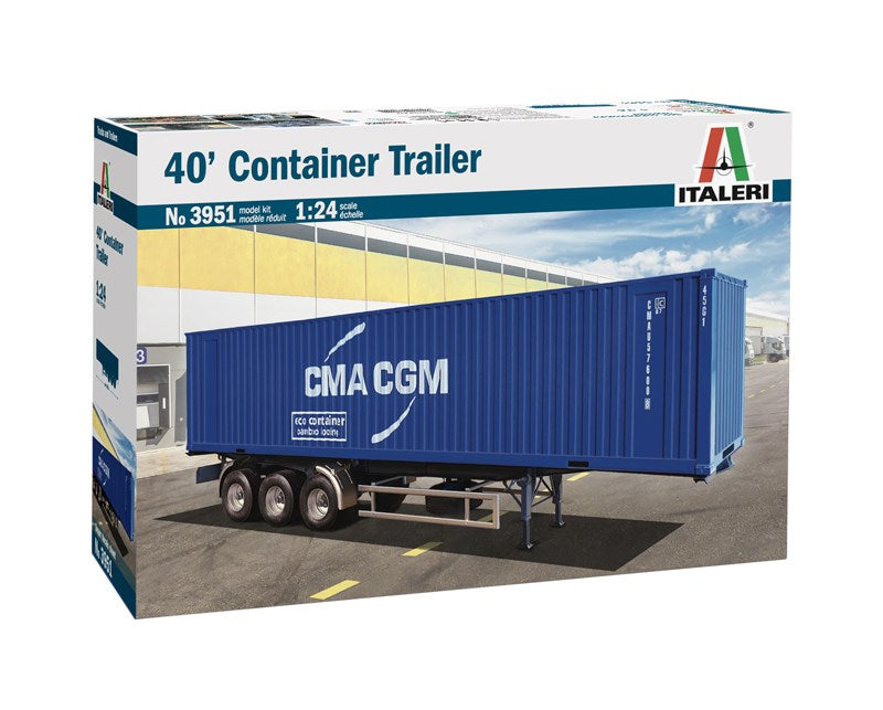 Italeri 3951 1:24 40' Container Trailer