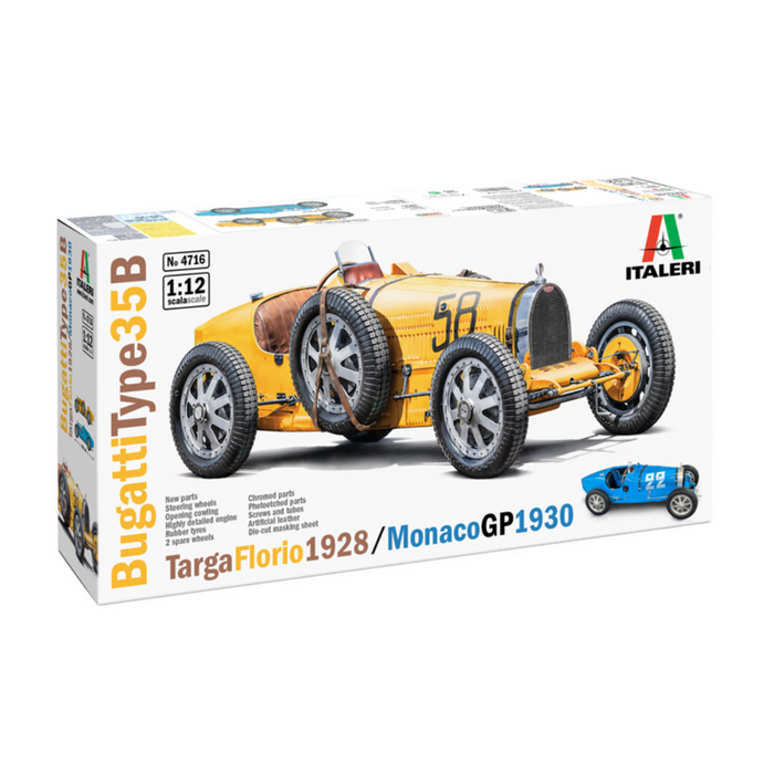 Italeri 4716 1:12 Bugatti Type 35B - Targa Florio '28 / Monaco GP '30