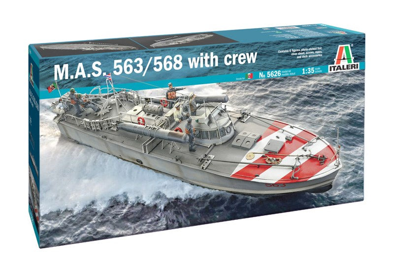 Italeri 5626 1:35 M.A.S. 563/568 with crew